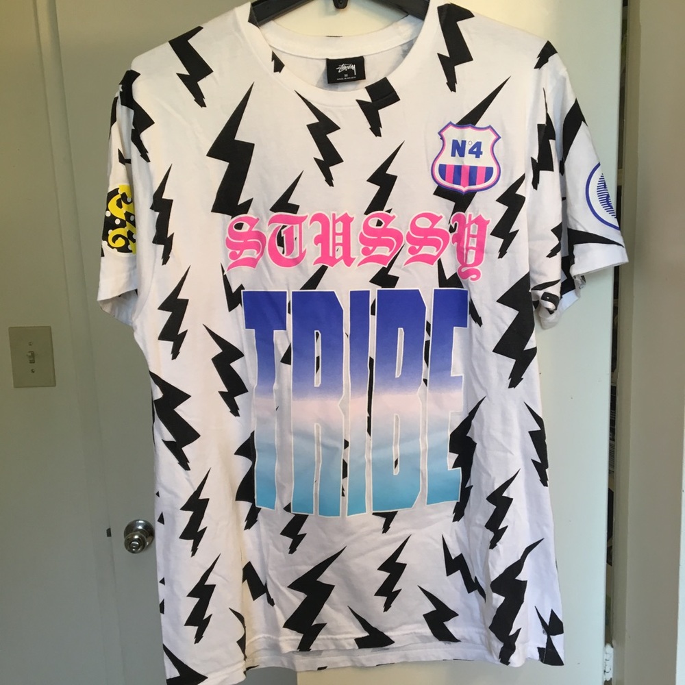 Stussy "Stussy Tribe Lightning" t-shirt